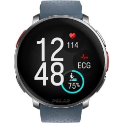 Polar Vantage V3 - Aluminum - Sportuhr mit Band - Silikon - Anzeige 3,5 cm (1,39") - 32GB - Bluetooth - 57 g - himmelblau (9001