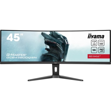 iiyama G-MASTER Red Eagle GCB4580DQSN-B1 - LED-Monitor - Gaming - gebogen - 114.3 cm (45") (44.5" sichtbar) - 5120 x 1440 Dual