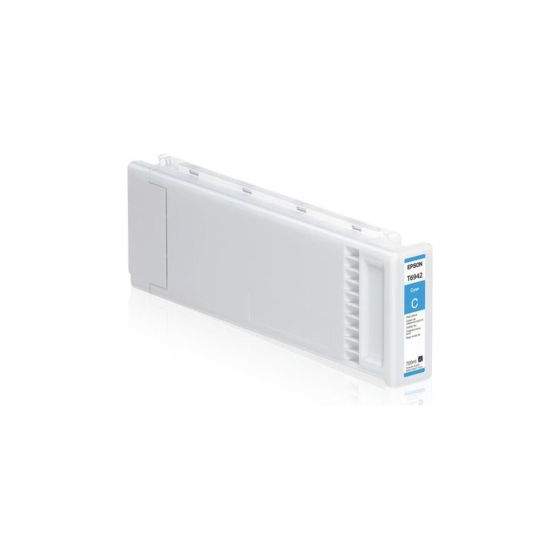 Epson T6942 - 700 ml - Cyan - original - Tintenpatrone - für SureColor SC-T3000, SC-T3000 POS, SC-T5000, SC-T5000 POS, SC-T5200