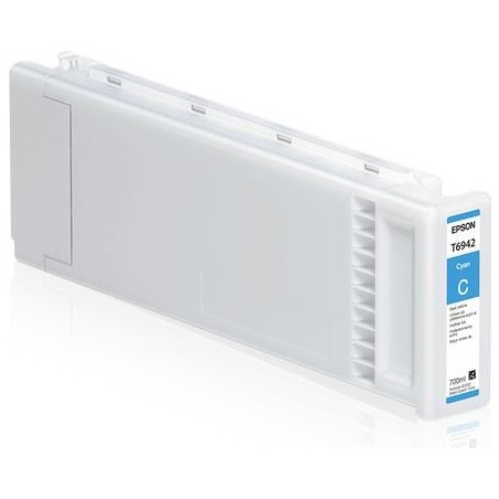Epson T6942 - 700 ml - Cyan - original - Tintenpatrone - für SureColor SC-T3000, SC-T3000 POS, SC-T5000, SC-T5000 POS, SC-T5200