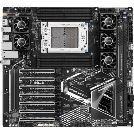 ASRock WRX90 WS EVO Server-Mainboard Socket sTR5 AMD WRX90 EEB DDR5 bis 2 TB (90-MXBMH0-A0UAYZ)