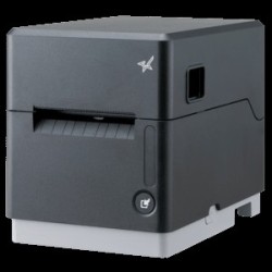 Star mC-Label3, CloudPRNT, Etiketten, Bonrolle, 8 Punkte/mm (203dpi), Cutter, linerless, USB, USB-C, BT, Ethernet, grau Etikett
