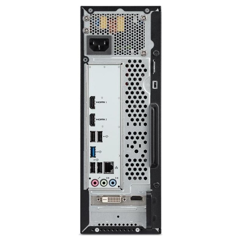 Acer Aspire XC-1785 - Compact Tower - Core i3 i3-14100 / 3.5 GHz - RAM 8 GB - SSD 512 GB - UHD Graphics 730 - Wi-Fi 6E, Bluetoo