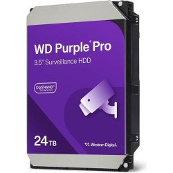 WD Purple Pro WD240PURP - Festplatte - 24TB - Videoüberwachung, Smart Video - intern - 3,5" (8,9 cm) - SATA 6Gb/s - 7200 rpm -