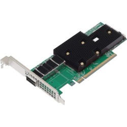 Broadcom P1400GD - Netzwerkadapter - PCIe 5,0 x16 Low-Profile - 400 Gigabit QSFP112 x 1 (BCM957608-P1400GDF00)