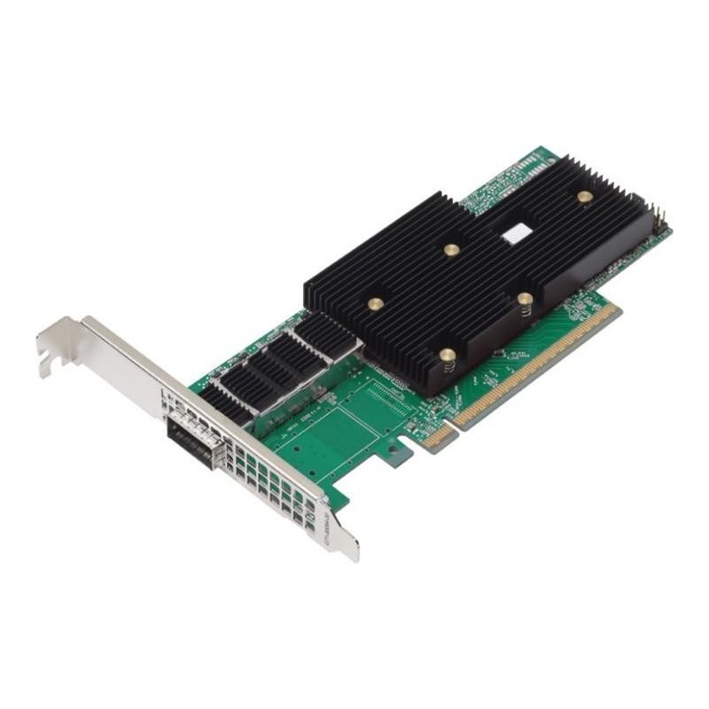 Broadcom P1400GD - Netzwerkadapter - PCIe 5,0 x16 Low-Profile - 400 Gigabit QSFP112 x 1 (BCM957608-P1400GDF00)