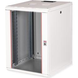 Roline Pro - Schrank Netzwerkschrank - 600 x 600 mm (B x T) - geeignet für Wandmontage - Hellgrau, RAL 7035 - 16U - 48.3 cm (19