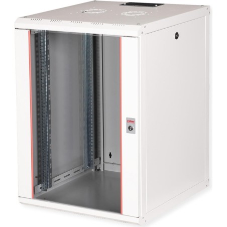 Roline Pro - Schrank Netzwerkschrank - 600 x 600 mm (B x T) - geeignet für Wandmontage - Hellgrau, RAL 7035 - 16U - 48.3 cm (19