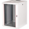 Roline Pro - Schrank Netzwerkschrank - 600 x 600 mm (B x T) - geeignet für Wandmontage - Hellgrau, RAL 7035 - 16U - 48.3 cm (19