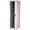 Roline Basic - Gehäuse Netzwerkschrank - mit Glastür, 600 x 600 mm (B x T) - RAL 7035, Hellgrau - 42HE - 48.3 cm (19") (26.21.0