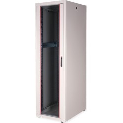 Roline Basic - Schrank Netzwerkschrank - Glas Tür - Hellgrau, RAL 7035 - 42HE - 48.3 cm (19") (26.21.0043)