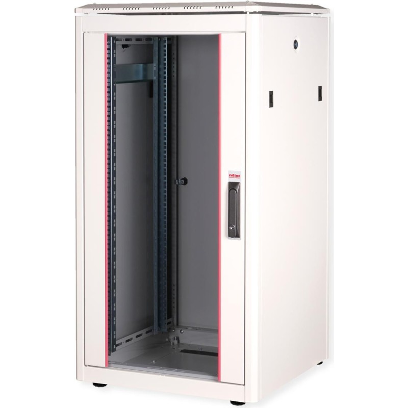 Roline Pro - Schrank Netzwerkschrank - Hellgrau, RAL 7035 - 22U - 48.3 cm (19") (26.21.0049)