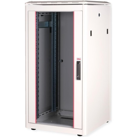 Roline Pro - Schrank Netzwerkschrank - Hellgrau, RAL 7035 - 22U - 48.3 cm (19") (26.21.0049)