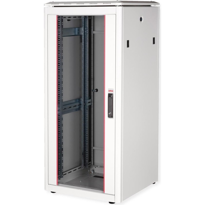 Roline Pro - Schrank Netzwerkschrank - Hellgrau, RAL 7035 - 26U - 48.3 cm (19") (26.21.0052)