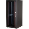 Roline Basic - Schrank Netzwerkschrank - Glas Tür - Jet Black, RAL 9005 - 26U - 48.3 cm (19") (26.21.0204)