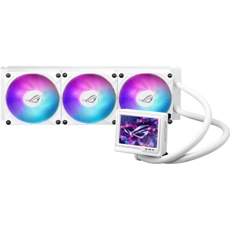 ASUS ROG RYUJIN III - White Edition - Flüssigkühlsystem für CPU im Waterblock-Design - Kühlergröße: 360 mm - (für: AM4, AM5, LG