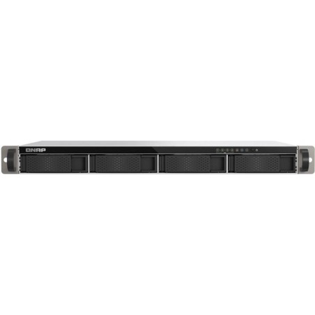 QNAP TS-433EU - NAS-Server - 4 Schächte - Rack - einbaufähig - SATA 6Gb/s - RAID 0, 1, 5, 6, 10, JBOD, 50, 60 - RAM 4GB - Gigab