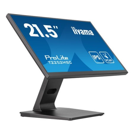 Iiyama 22W LCD 21.5" (54.5 cm) PCAP 10-Punkt Multi-Touch-Monitor mit Edge-to-Edge-Glas-Design, IPS-Panel-Technologie und Anti-G