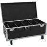 ROADINGER Flightcase 4x AKKU Multiflood IP 18x10W RGBW Wash CRMX mit Ladefunktion (31005248)