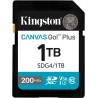 Kingston Canvas Go Plus - Flash-Speicherkarte - 1 TB - Video Class V30 / UHS-I U3 / Class10 - SDXC UHS-I (SDG4/1TB)