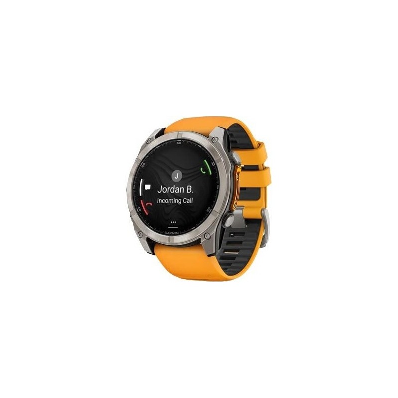 Garmin fenix 8 51mm AMOLED Graphit/Titanium Titan Silikon-Armband (010-02905-11)