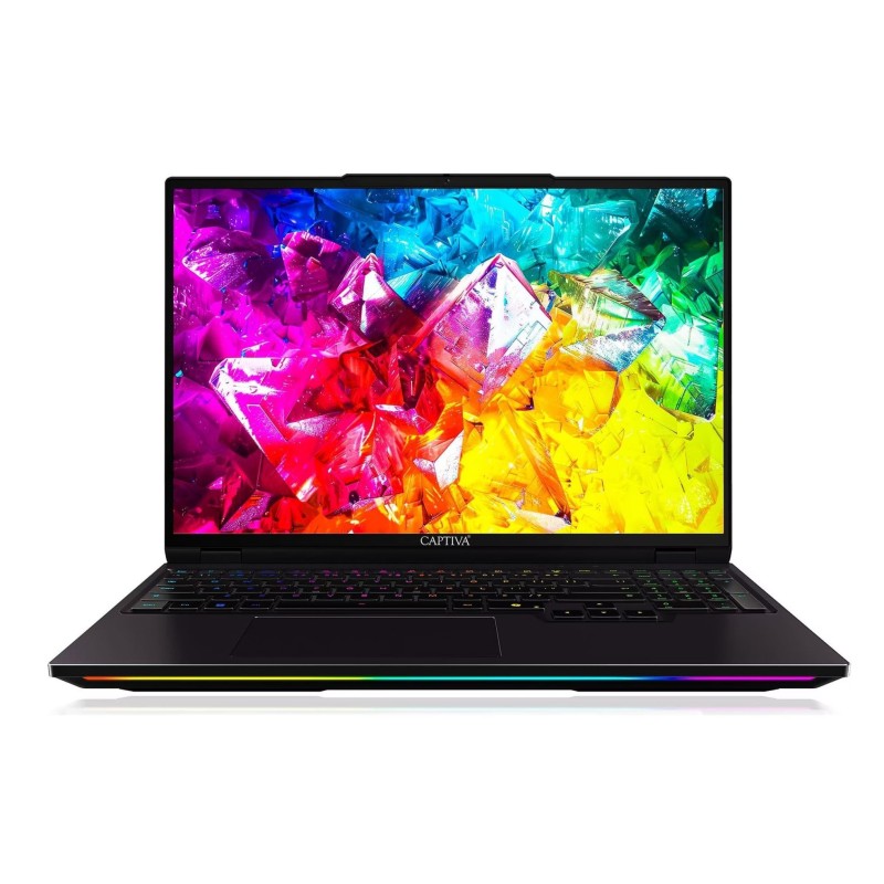 Captiva Highend Gaming R92-260 92260 Notebook 40,6 cm (16") 1920x1200 - AMD Ryzen 9 9955HX - 500GB SSD - GeForce RTX 5080 - HDM