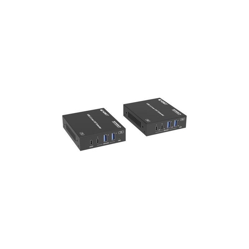 SpeaKa Professional SP-USBE-820 7+1 Port KVM-Extenderüber PC steuerbar Schwarz (SP-13472864)