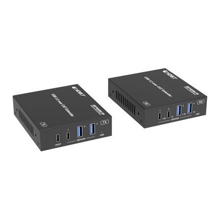 SpeaKa Professional SP-USBE-820 7+1 Port KVM-Extenderüber PC steuerbar Schwarz (SP-13472864)