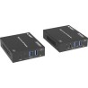 SpeaKa Professional SP-USBE-820 7+1 Port KVM-Extenderüber PC steuerbar Schwarz (SP-13472864)