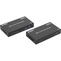 SpeaKa Professional SP-USBE-830 7+2 Port KVM-Extenderüber PC steuerbar Schwarz (SP-13472960)