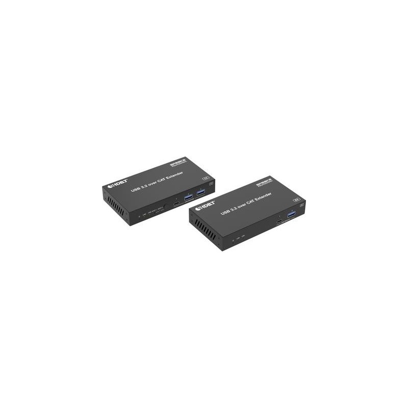 SpeaKa Professional SP-USBE-830 7+2 Port KVM-Extenderüber PC steuerbar Schwarz (SP-13472960)