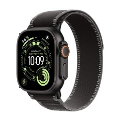 Apple Watch Ultra 3 Titanium Cellular 49mm Schwarz (Trail Loop schwarz/kohlegrau) S/M (MF1D4QF/A)