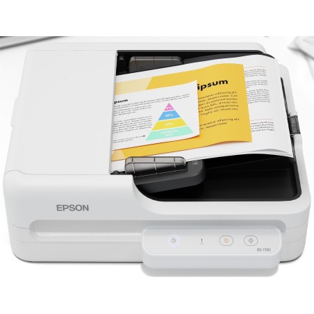 Epson WorkForce DS-1730 - Dokumentenscanner - Duplex - 215.9 x 3048 mm - 1200 dpi x 1200 dpi - bis zu 30 Seiten/Min. (einfarbig