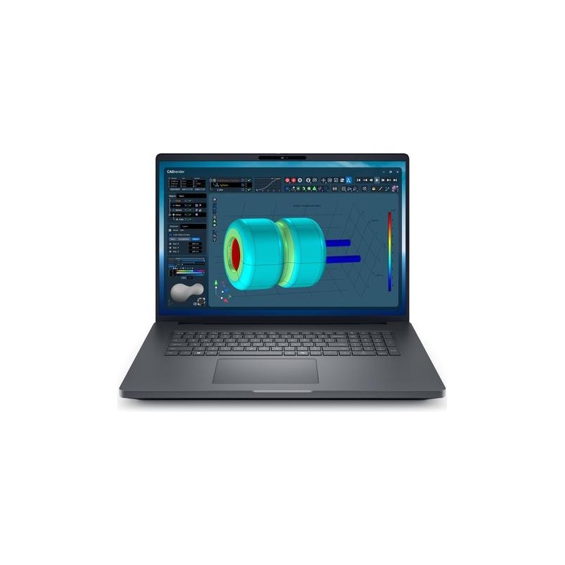 Dell Pro Max Plus 18 MB18250 Intel Core Ultra 9 285HX Notebook 45,7 cm (18") - 64GB, 1TB SSD, QHD+, NVIDIA RTX PRO 3000 GPU, Wi