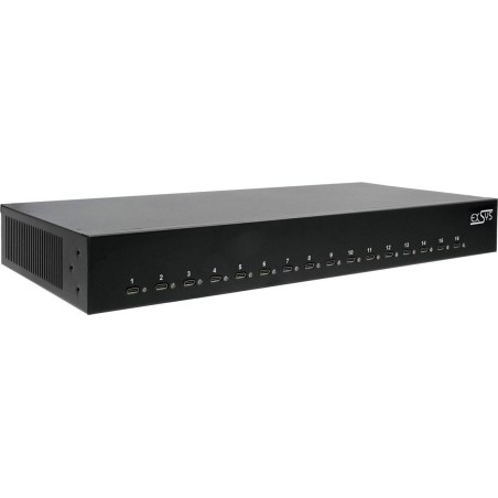 Exsys EX-11017 16-Port Ladestation - 65.000 W - USB Typ C (EX-11017)