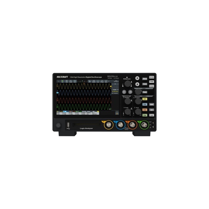 Voltcraft DOV1254 LA Digital-Oszilloskop 125 MHz 4-Kanal 1.25 GSa/s 100 Mpts 12 Bit (VC-16753925)