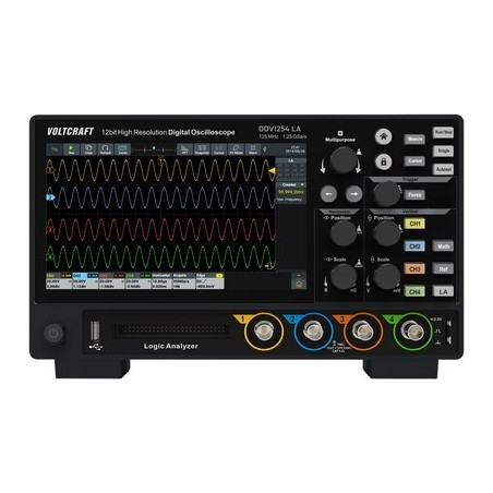 Voltcraft DOV1254 LA Digital-Oszilloskop 125 MHz 4-Kanal 1.25 GSa/s 100 Mpts 12 Bit (VC-16753925)