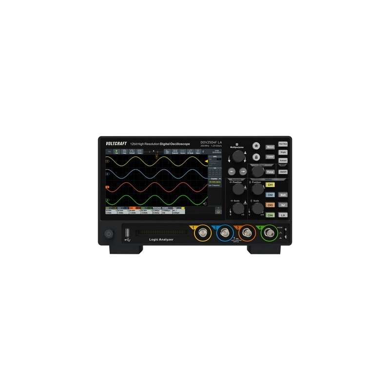 Voltcraft DOV2504F LA Digital-Oszilloskop 250 MHz 4-Kanal 1.25 GSa/s 100 Mpts 12 Bit (VC-16753960)