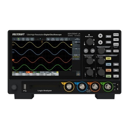 Voltcraft DOV2504F LA Digital-Oszilloskop 250 MHz 4-Kanal 1.25 GSa/s 100 Mpts 12 Bit (VC-16753960)