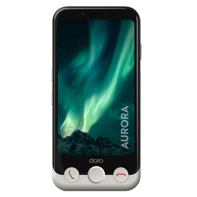 Doro Aurora A10 Plus bone 4,5" Senioren-Smartphone 64GB Dual-SIM Android 14 (8960)