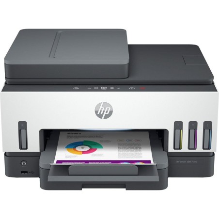 HP Smart Tank 7605 All-In-One, Home Office, Print, Copy, Scan, Fax, Adf And Wireless, 35-Sheet Adf Scan To Pdf (28C02A)