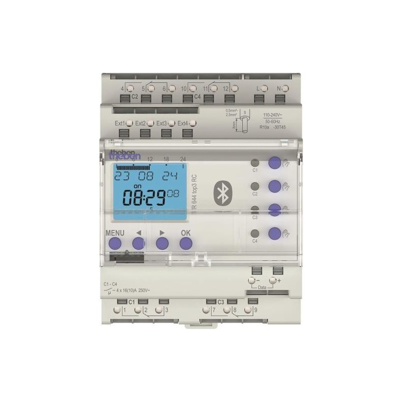 Theben Digitale TR 644 top3 BLE RC Zeitschaltuhr Jahresprogramm 6440330 1 (6440330)