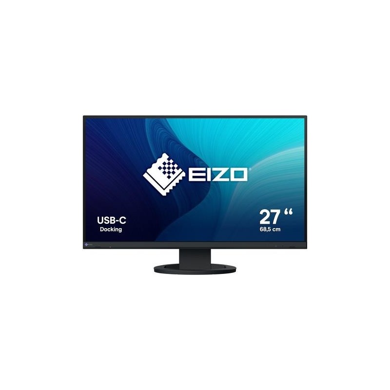 EIZO FlexScan EV2720S-BK, LED-Monitor - (68.5 cm (27 Zoll), schwarz, WQHD, IPS, USB-C, USB-Hub) [Energieklasse D] (EV2720S-BK)