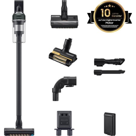 Samsung VS20C85G2TN/WD - Jet 85 PetPRO - 2-in-1-Stabstaubsauger - Beutellos - Chrom - Schwarz - Rechteckig - Trocken - Multizyk