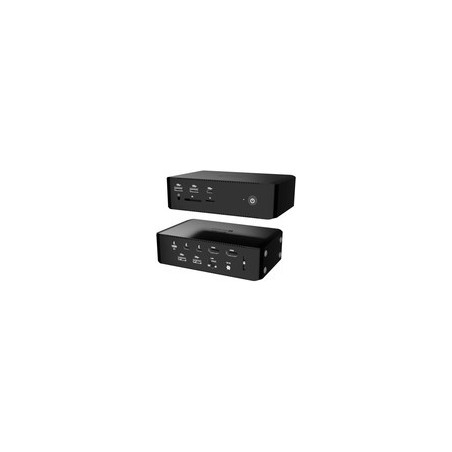 I-TEC Thunderbolt 5 Quattro Display Dock DS 2xTB5 2xHDMI 1x2,5GLAN 1xAudio/Mic 1xUSB-C Gen2 4xUSB-A Gen2 SD+TF Kartenleser PD 1