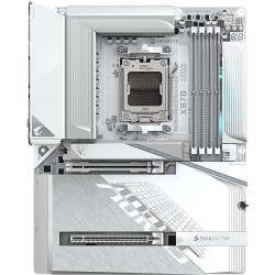 Gigabyte AORUS X870 STEALTH ICE - Motherboard - ATX - Socket AM5 - AMD X870 Chipsatz - USB-C 3.2 Gen 2x2, USB 3.2 Gen 2, USB 3.