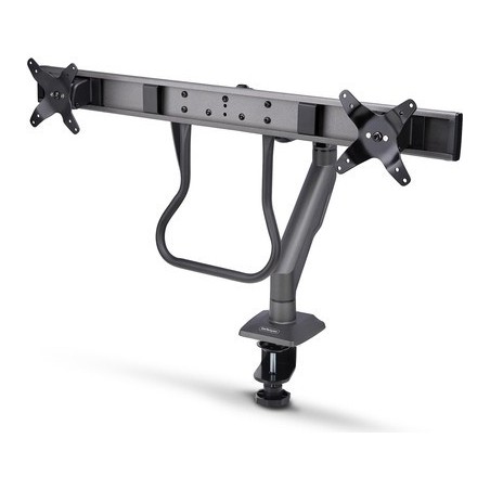StarTech.com Desk Mount Dual Monitor Arm w/ Crossbar, Up To 27" Displays - Befestigungskit - artikulierender, mechanischer Fede