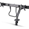 StarTech.com Desk Mount Dual Monitor Arm w/ Crossbar, Up To 27" Displays - Befestigungskit - artikulierender, mechanischer Fede