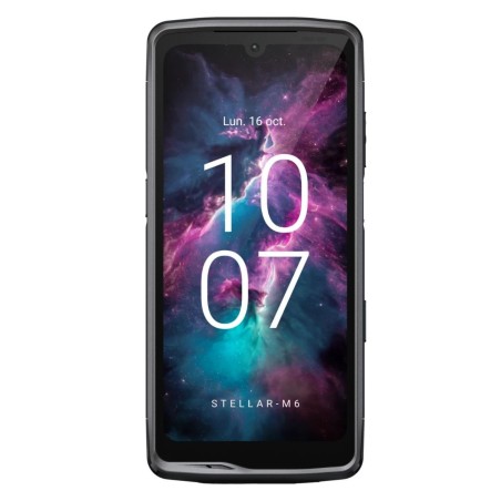 Crosscall STELLAR-M6 Outdoor Smartphone 128 GB 15.5 cm (6.1 Zoll) Schwarz Android™ 14 Dual-SIM [Energieklasse A] (1001053701872