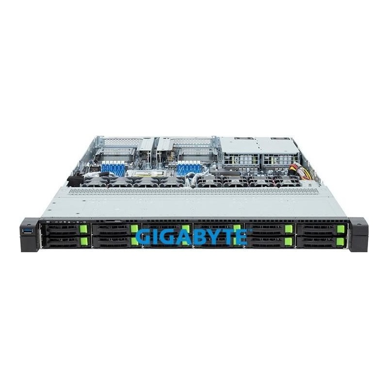 Gigabyte R163-Z35-AAH1 Rev. 3.x Rack Server – AMD EPYC 9004/9005 – 12x 2,5" NVMe/SATA